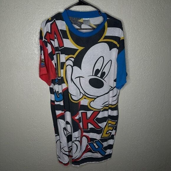 VTG 90’s Mikey Mouse Disney T Shirt - Picture 2 of 5